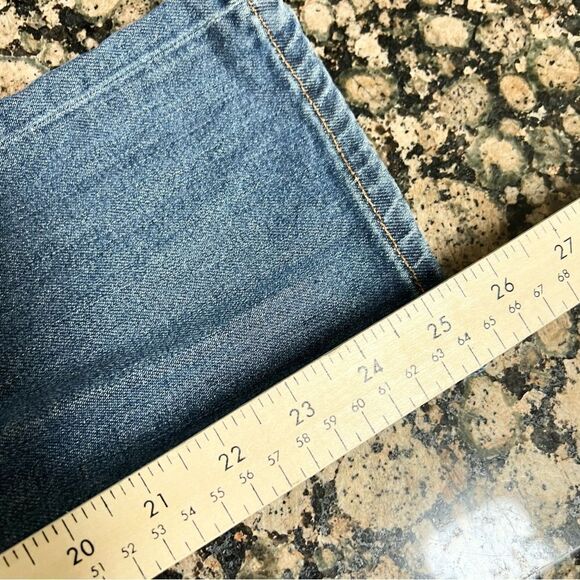 NWT Hudson Brix High Rise Cropped Bootcut Denim Blue Jeans Distressed Size 26 - Picture 6 of 6